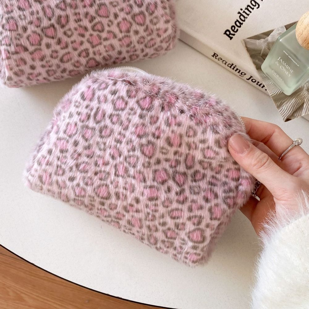 고급스러운 소재의 털 안감 화장품 가방, 대용량, 휴대 - Cosmetic Bags 리뷰 및 가격