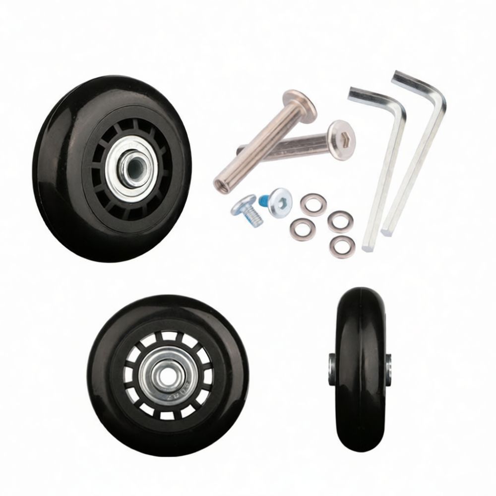 여행 가방용 바퀴, 고무 재질, 소음 감소, 내마모성, - Silent Replacement Luggage Wheels 리뷰 및 가격
